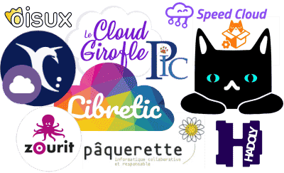 Logos des autres hébergeurs
